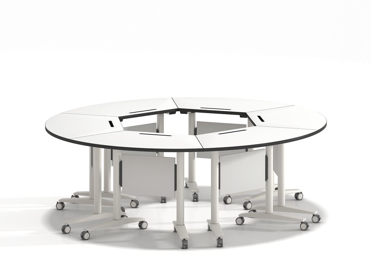 Round training table